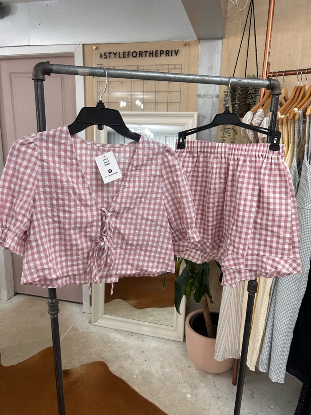 Priv - Two Piece Short Set NWT Small